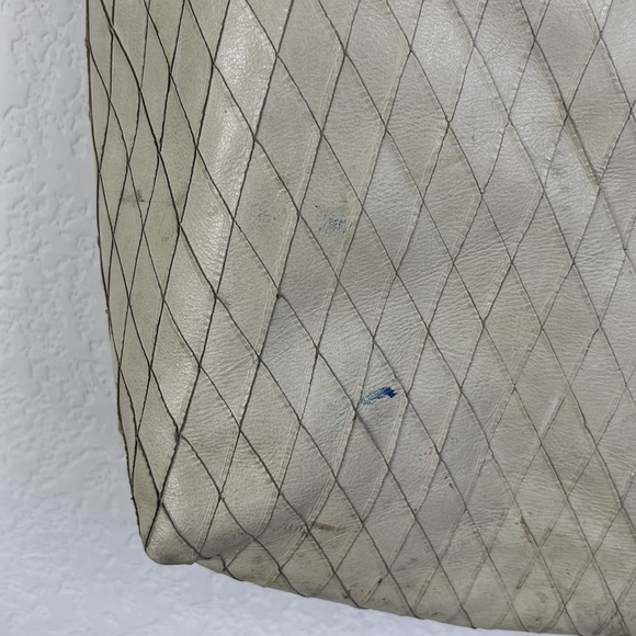 Jas M.B London Diamond XL Leather Shopper Tote Shoulder Bag - Picture 6 of 10